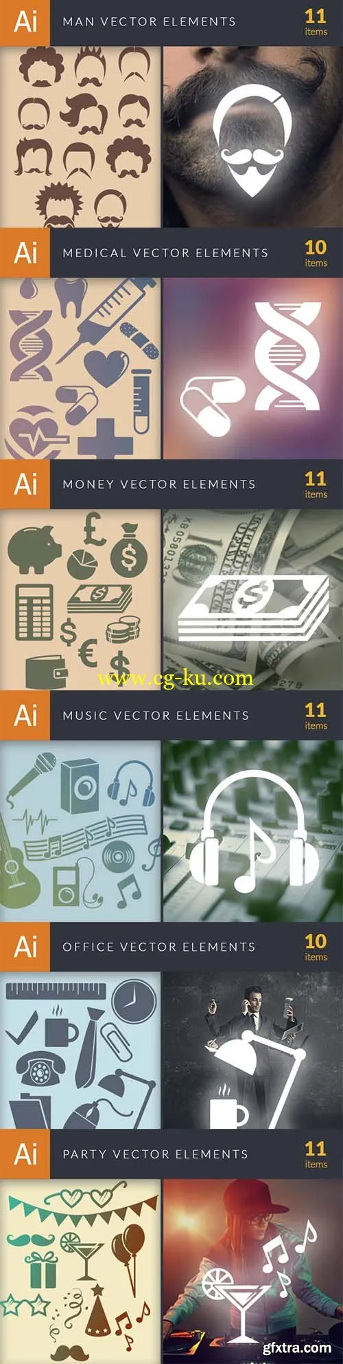 579 Premium Vector Elements的图片1