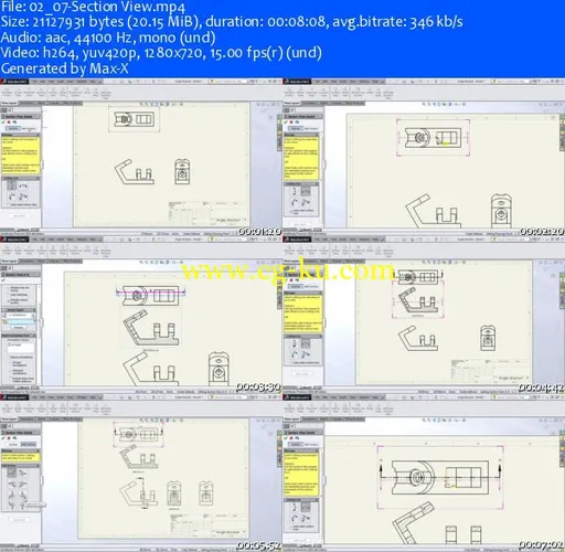 Infiniteskills – SolidWorks – Drawing Tools Training Video的图片2