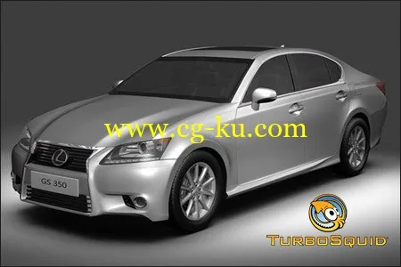 TurboSquid – 2013 Lexus GS350的图片1