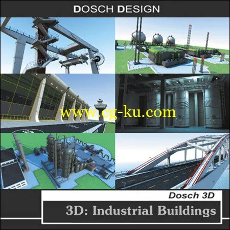 Dosch Design 3D : Industrial Buildings 工业建筑的图片1