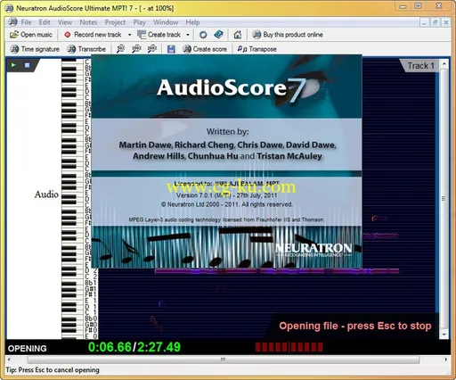 Neuratron AudioScore Ultimate 7.0.1的图片2