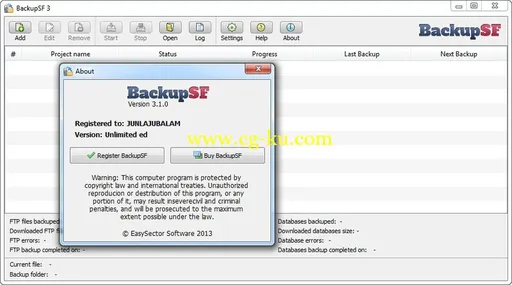 BackupSF 3.1.0 Unlimited的图片1