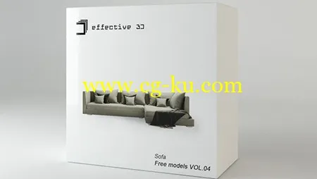 Effective 3D – Free models VOL.04: Sofa的图片1