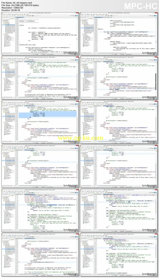 Lynda – JavaScript Templating的图片2 Lynda – JavaScript Templating的图片2