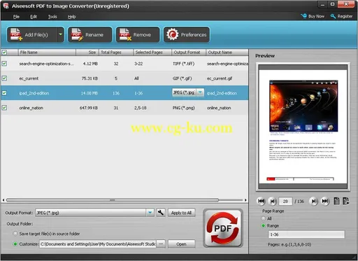 Aiseesoft PDF to Image Converter 3.1.18.10190的图片1