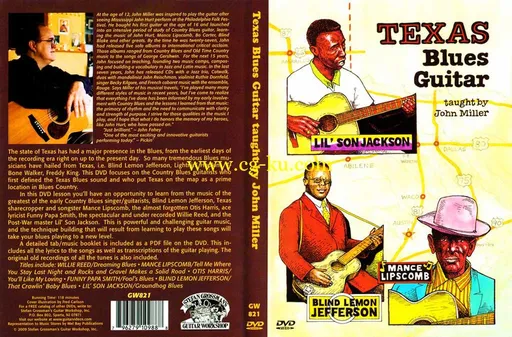 Grossman Guitar Workshop – John Miller – Texas Blues Guitar – DVD (2009)的图片1