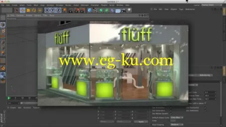 3dfluff – Cinema 4D R15 Architectural Interiors的图片1