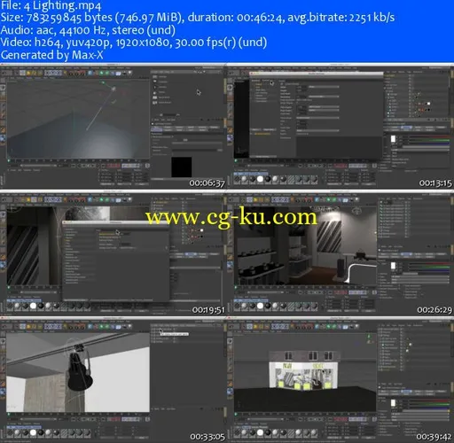 3dfluff – Cinema 4D R15 Architectural Interiors的图片2