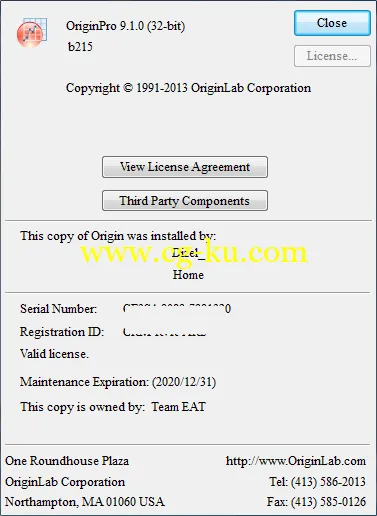 OriginLab OriginPro 9.1 科学数据绘图与数据分析的图片1