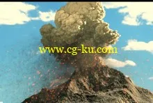 Cinema4dtutorial – Volcano cinema 4d tutorial的图片1