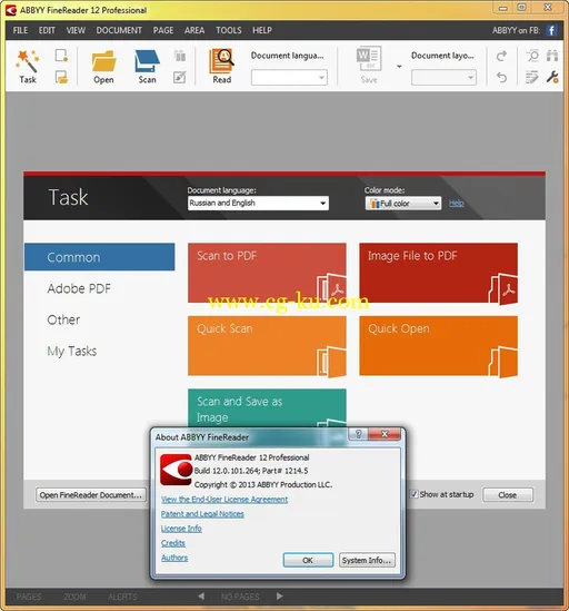 ABBYY FineReader 12.0.101.382 Professional Edition的图片1