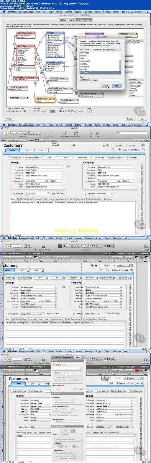 VTC – Filemaker Pro 12 Advanced的图片1