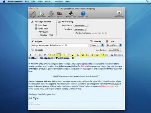 RoboPostman 1.2.7 MacOSX的图片1