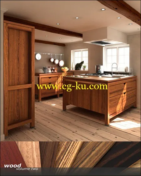 Arroway Textures – WOOD vol.2 大型木质纹理的图片1