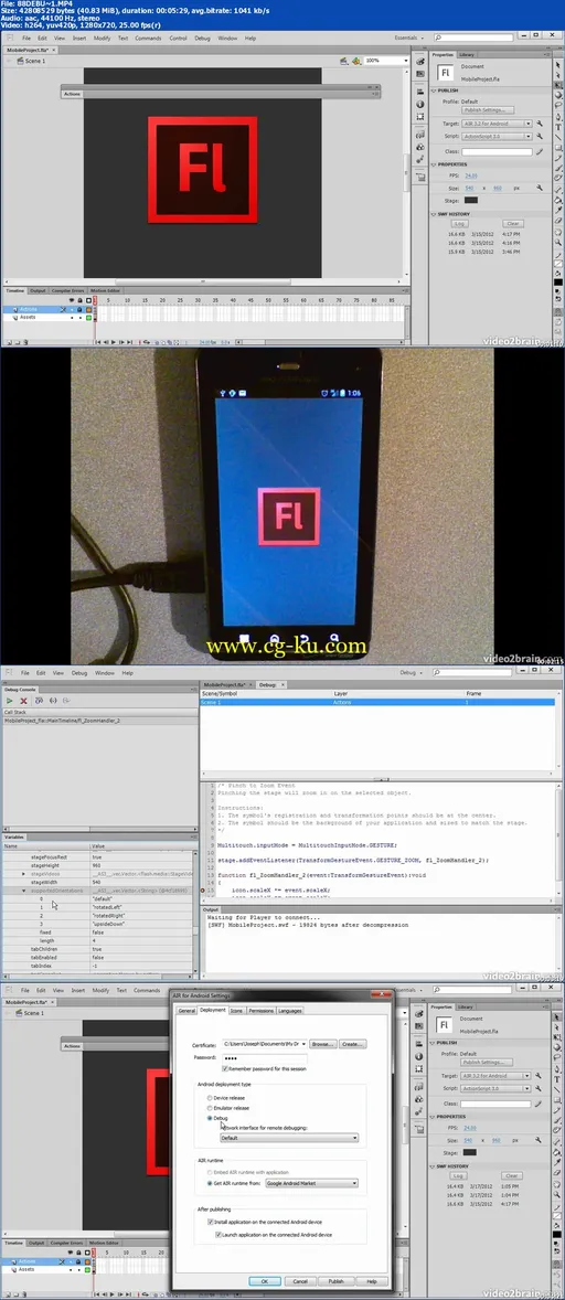 PeachpitPress – Adobe Flash Professional CS6 – Learn by Video的图片1
