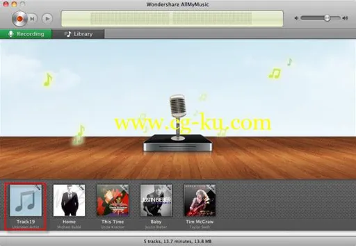Wondershare AllMyMusic 2.4.0 MacOsX的图片1