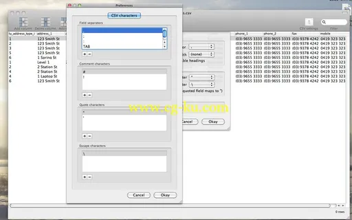 CSVEdit 2.0 Retail Bilingual MacOSX的图片1