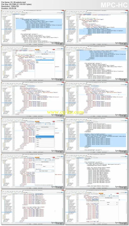 Lynda – jQuery Mobile Essential Training的图片2