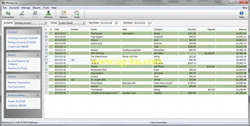 NCH MoneyLine 1.17的图片1