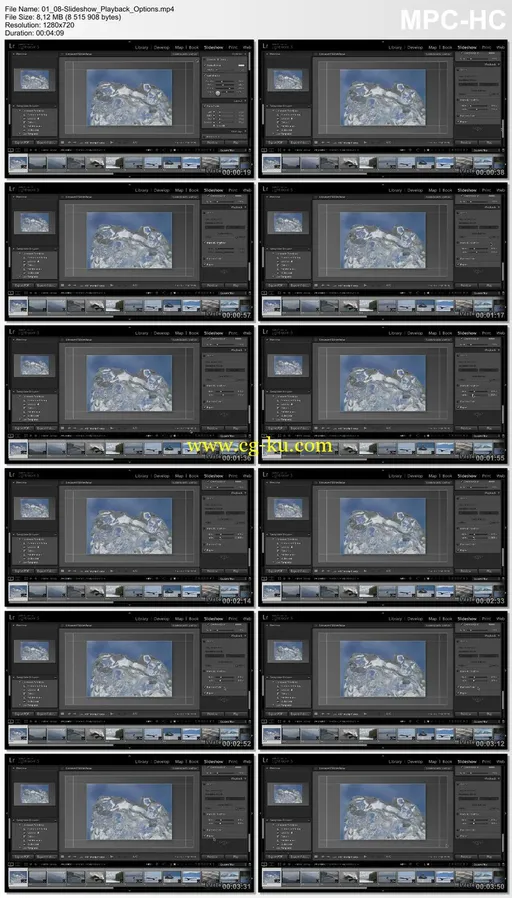 Lynda – Lightroom 5: 04 Creating Slideshows的图片2