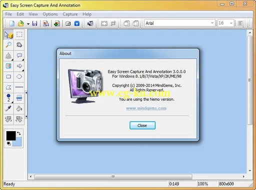 Mindgems Easy Screen Capture and Annotation 3.0的图片2