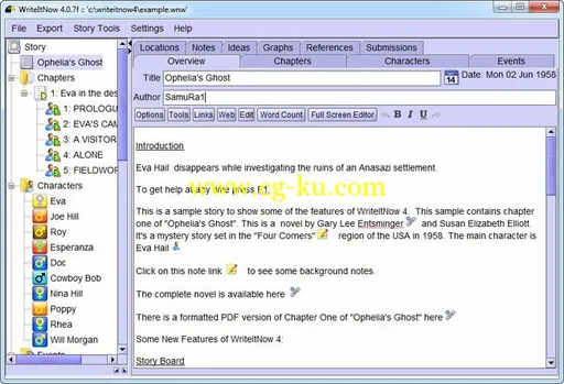 WriteItNow Writing Software 4.0.7.0f的图片1