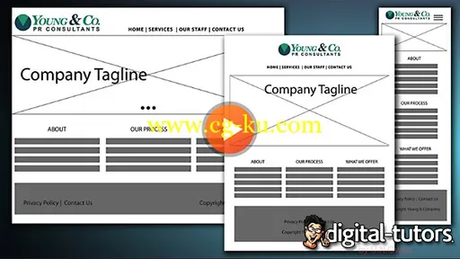Dixxl Tuxxs – Utilizing Illustrator to Create Website Wireframes的图片1