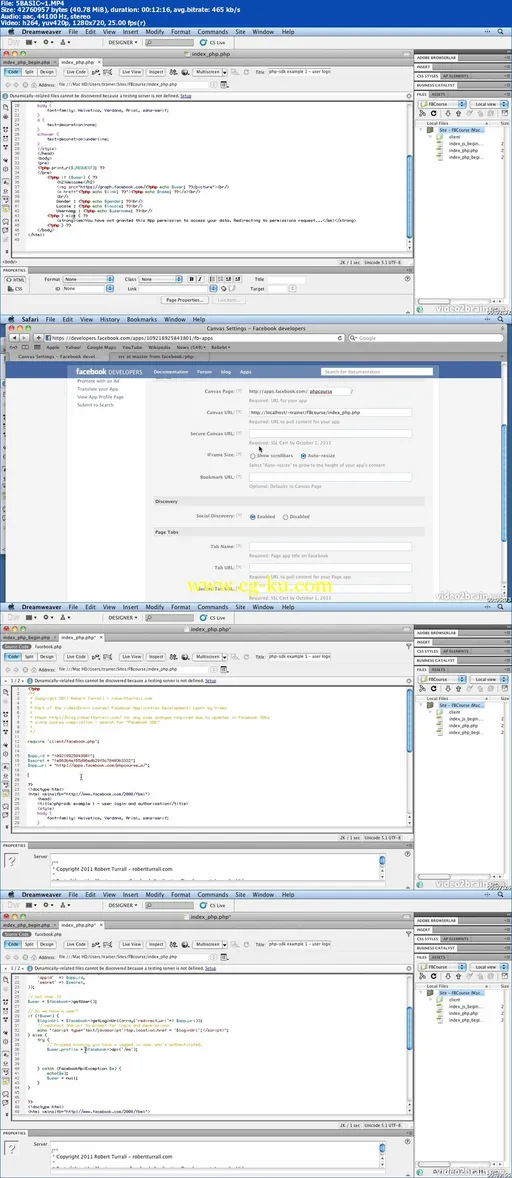 Peachpit Press – Facebook Application Development Learn by Video的图片1