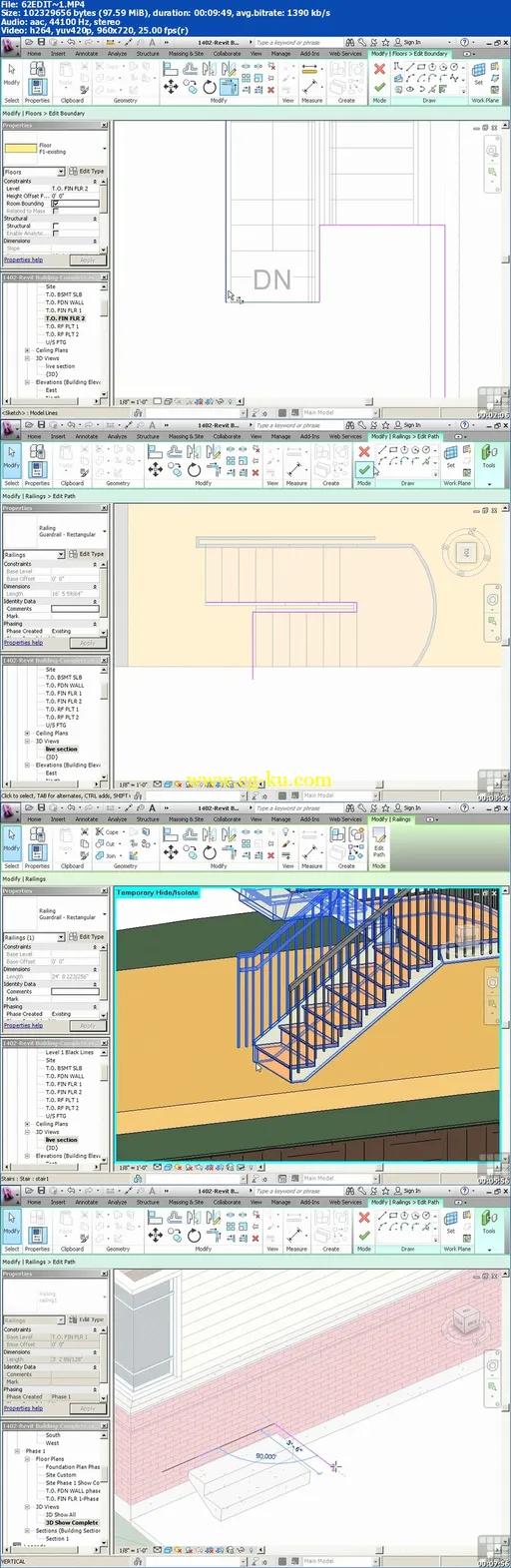 InfiniteSkills – Revit Architecture 2012 – Intermediate to Advanced的图片1