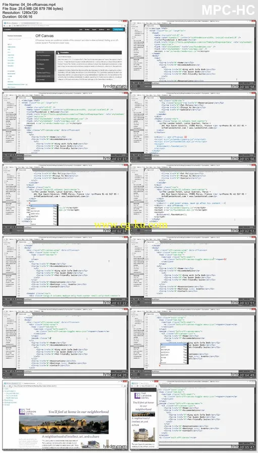 Lynda – Up and Running with Foundation 5的图片2