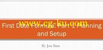 Jon Sinn – First Date Formula的图片1