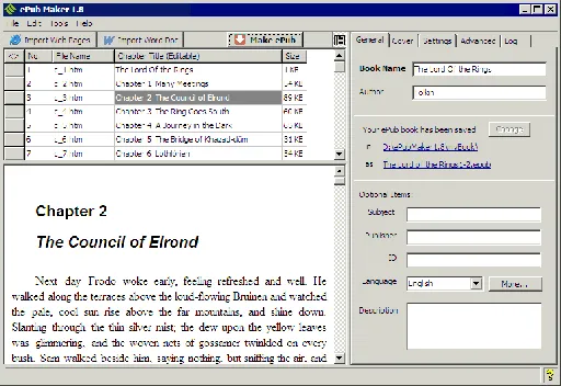 Epingsoft ePub Maker 1.8的图片1