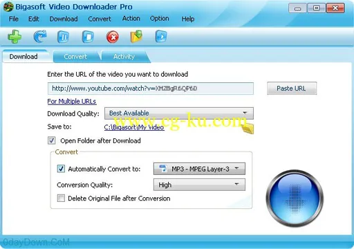 Bigasoft Video Downloader Pro v1.2.26.4849 视频下载工具的图片1