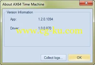 AX64 Time Machine 1.2.0.1094 备份和恢复软件的图片2