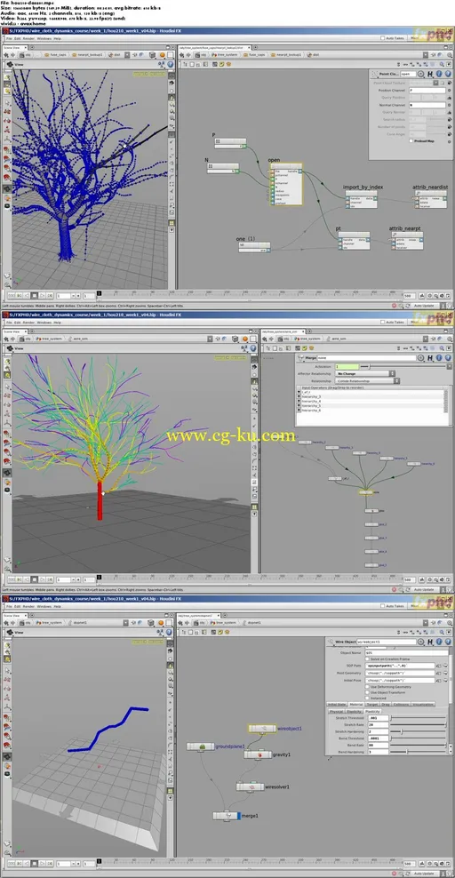 fxphd – HOU210: Houdini Wire and Cloth Dynamics的图片2