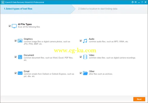 EaseUS Data Recovery Wizard 8.8 Professional Multilingual的图片1