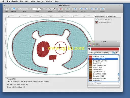 Stitch Buddy 2.9.3 MacOSX的图片1 Stitch Buddy 2.9.3 MacOSX的图片1