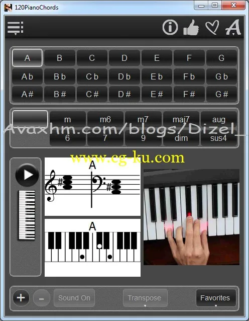 Neonway 120PianoChords 1.2的图片1