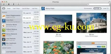 Chatology 1.2 MacOSX 聊天信息搜索管理工具的图片1