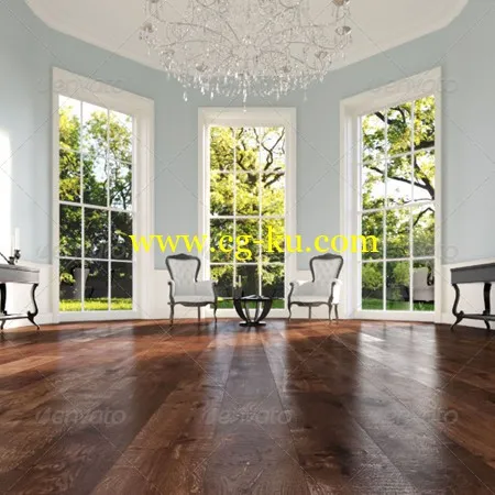 3docean – 16 Wood Floor Planks – Velentre 木地纹理的图片1