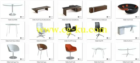 3D Models: Furniture Walter Knoll的图片1