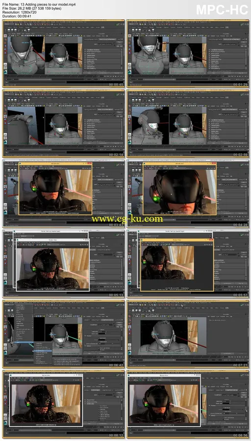 Dixxl Tuxxs – Lighting and Rendering a Sci-Fi Hero using V-Ray in Maya的图片2