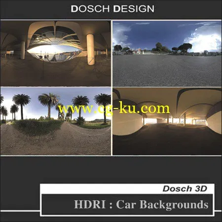 DOSCH DESIGN HDRI Car Backgrounds的图片1