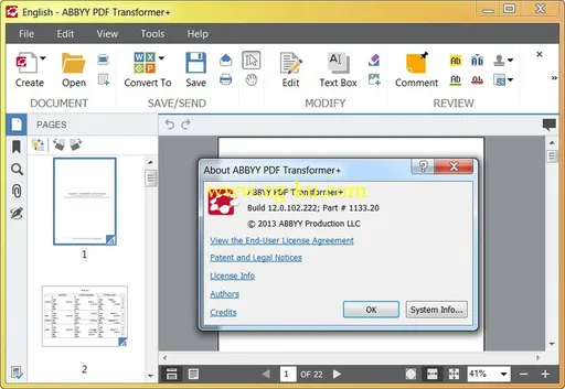 ABBYY PDF Transformer+ 12.0.104.167 Multilingual的图片2