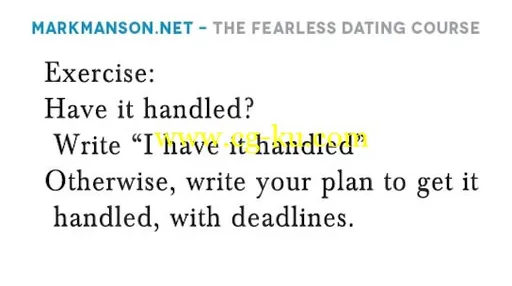 Mark Manson – The Fearless Dating Course的图片4