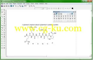 PerkinElmer ChemBioDraw Ultra 14.0.0 MacOSX 化学结构绘制工具的图片1