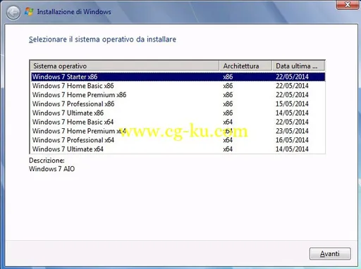 Microsoft Windows 7 SP1 AIO 9 in 1 Settembre 2014 Italian的图片2
