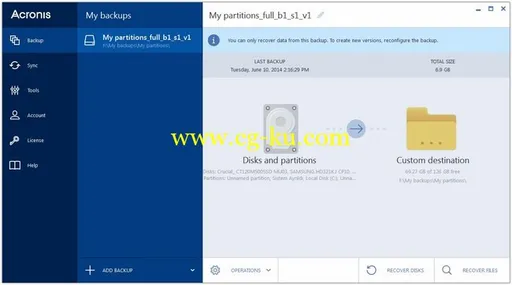 Acronis True Image 2015 18.0 Build 5539 (German / French)的图片1