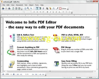 Iceni Technology Infix PDF Editor 6.50 Pro PDF文档文字处理工具的图片1