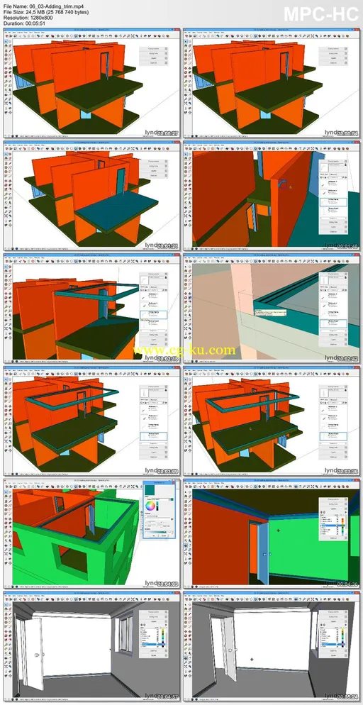 Lynda – SketchUp for Architecture: Fundamentals的图片2
